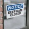 Signmission Keep Gate Closed, 10 in W x Rectangle, Vinyl Decal OS-2PACK-NS-D-710-L-13809 - alternate 6